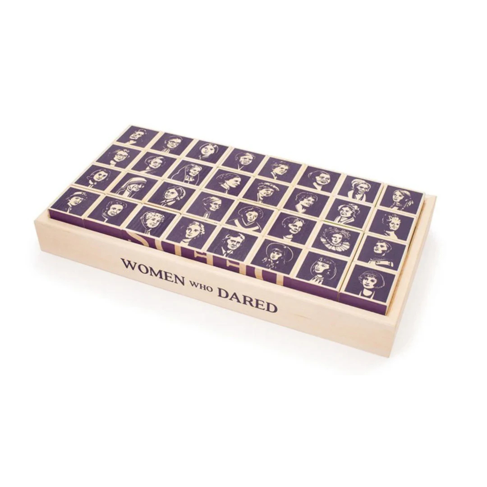 Women Who Dared Wooden Blocks